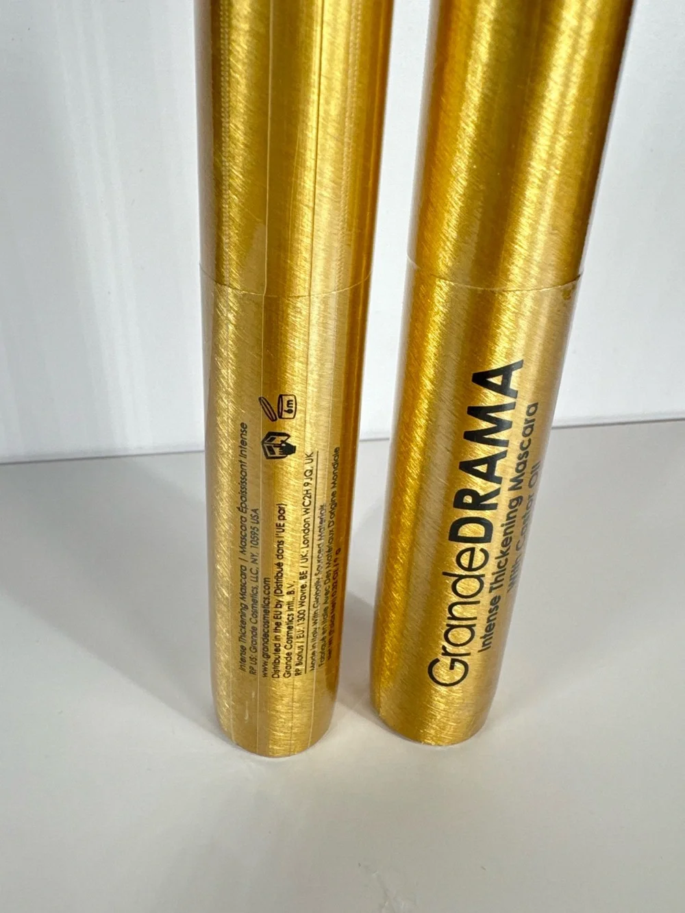 GrandeCosmetics GrandeDRAMA Black Intense Thickening Mascara | Set of 2 | NEW
